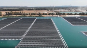 Pháp vận hành trạm năng lượng mặt trời nổi lớn nhất châu Âu