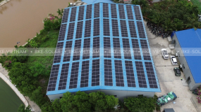 BƯỚC TIẾN “XANH” CÙNG ĐIỆN MẶT TRỜI HOÀN THÀNH DỰ ÁN ĐIỆN MẶT TRỜI MÁI NHÀ – NHÀ MÁY MAY NINH BÌNH