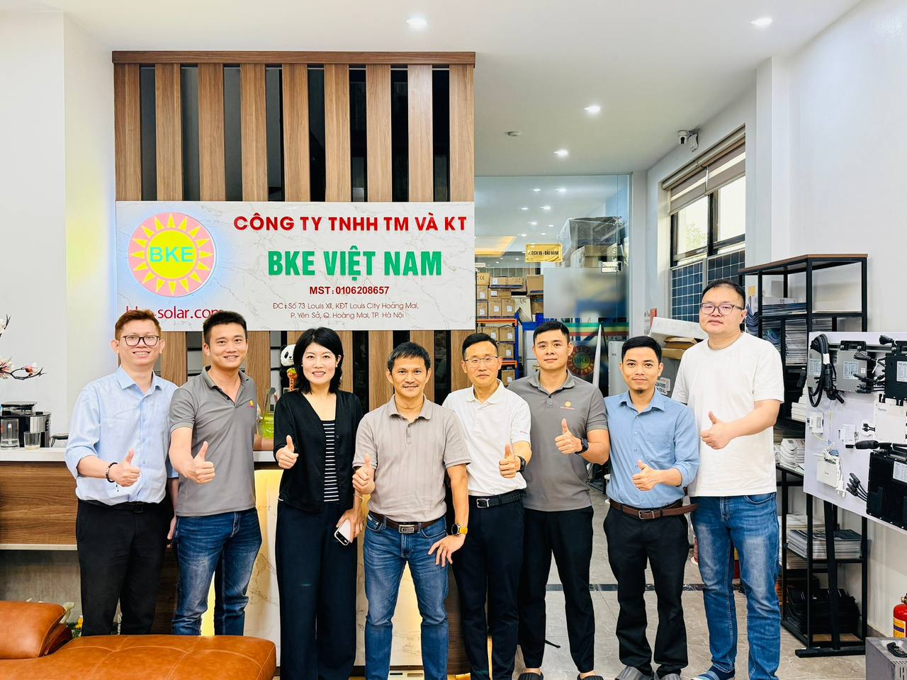 lãnh đạo Hoymiles thăm và làm việc tại BKE Việt Nam